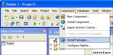 Delphi - Install Packages